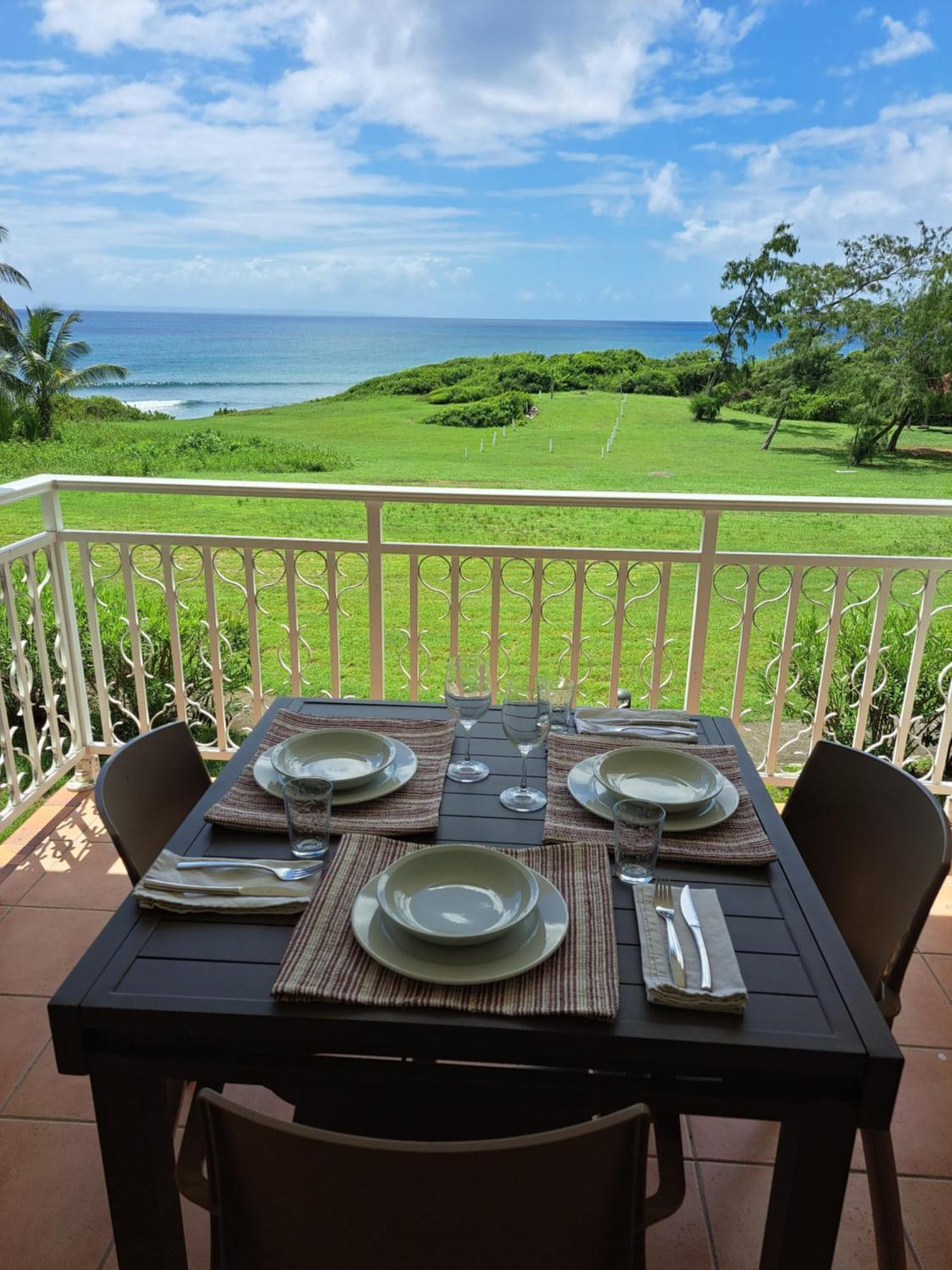 Studio Avec Vue Mer Exceptionnelle, Plage Et Piscine, Village Vacances Sainte-Anne Zewnętrze zdjęcie
